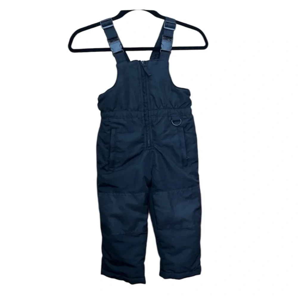 Toughskins Black Snow Bib.